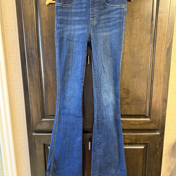 SPANX Dark Blue Flare Women's Jeans - Picture 1 of 3